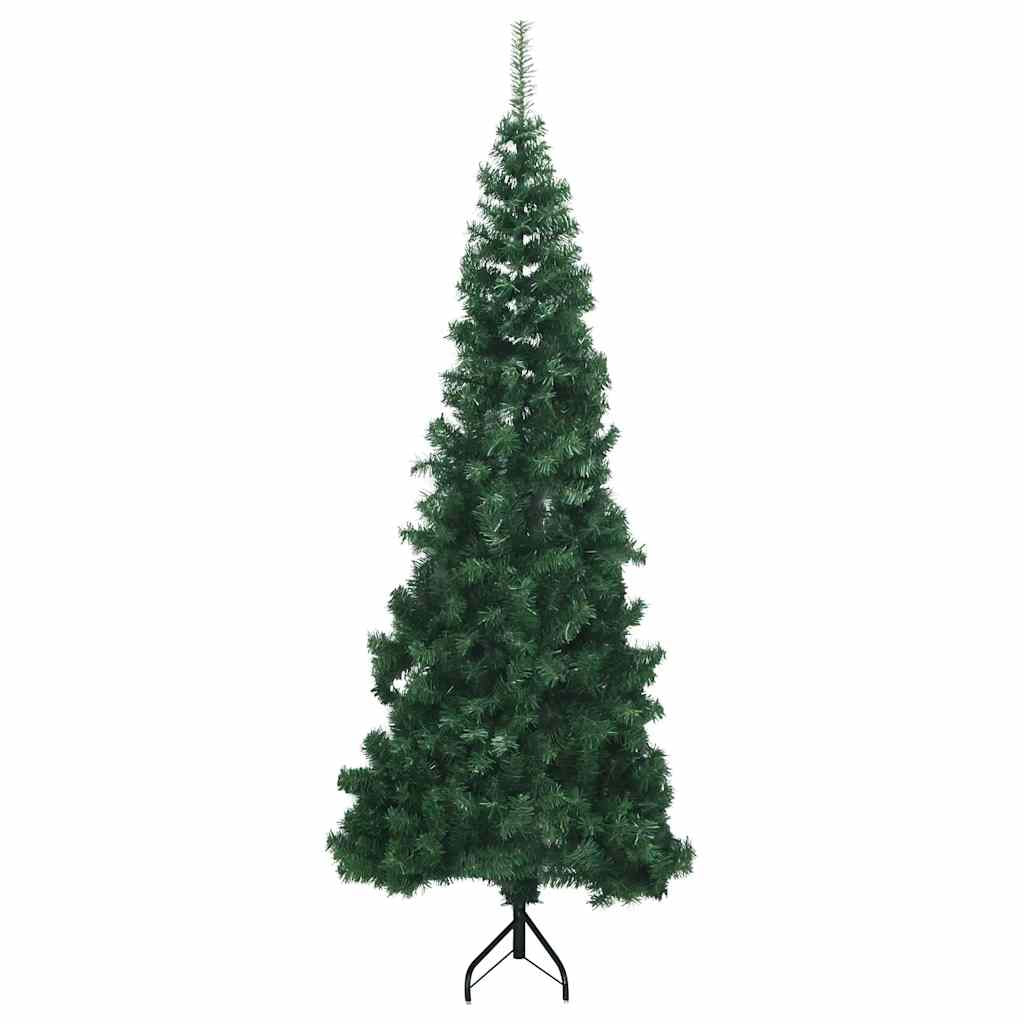 Vidaxl Árbol De Navidad Artificial De Esquina Verde 210 Cm Pvc_1