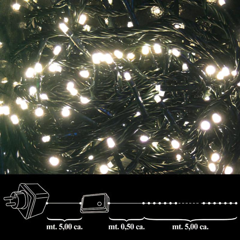Luces Navidad 100 Leds Luz Cálida Interior / Exterior Ip44_0