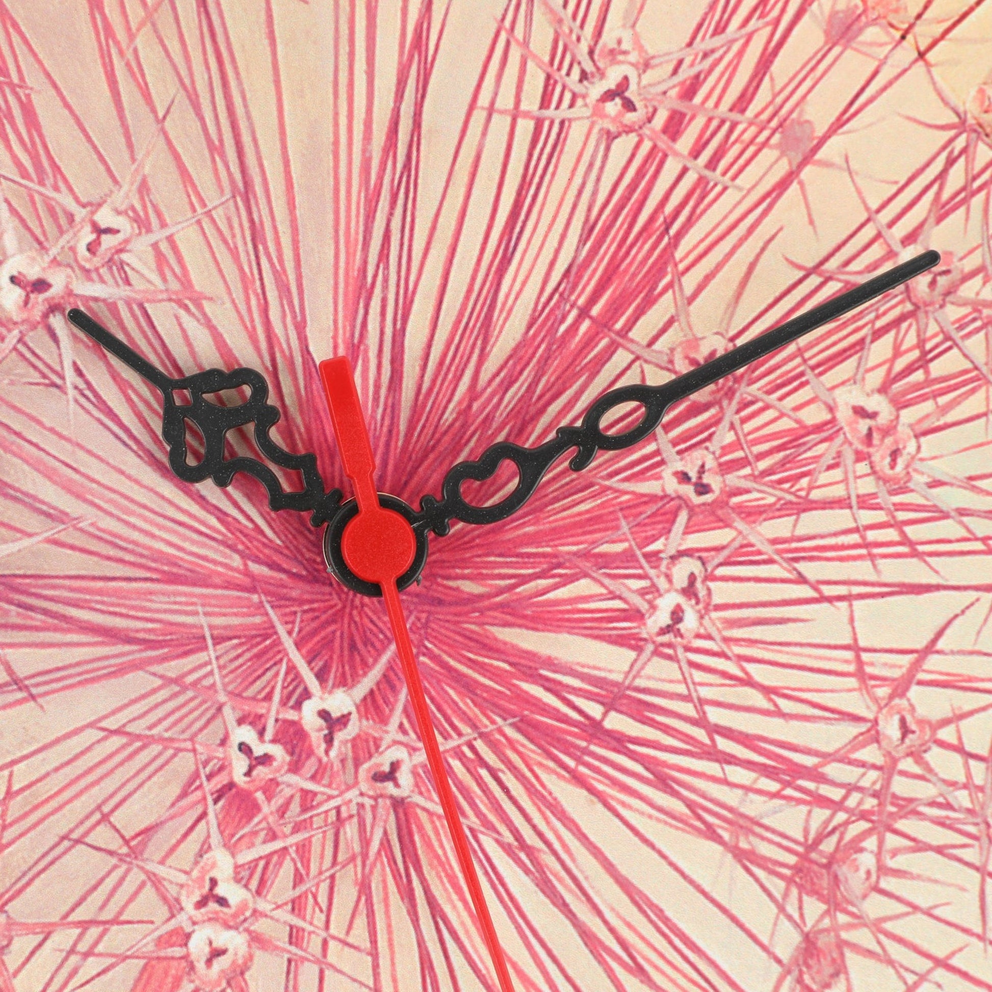 Reloj Decorativo Mdf Estilo Rosa