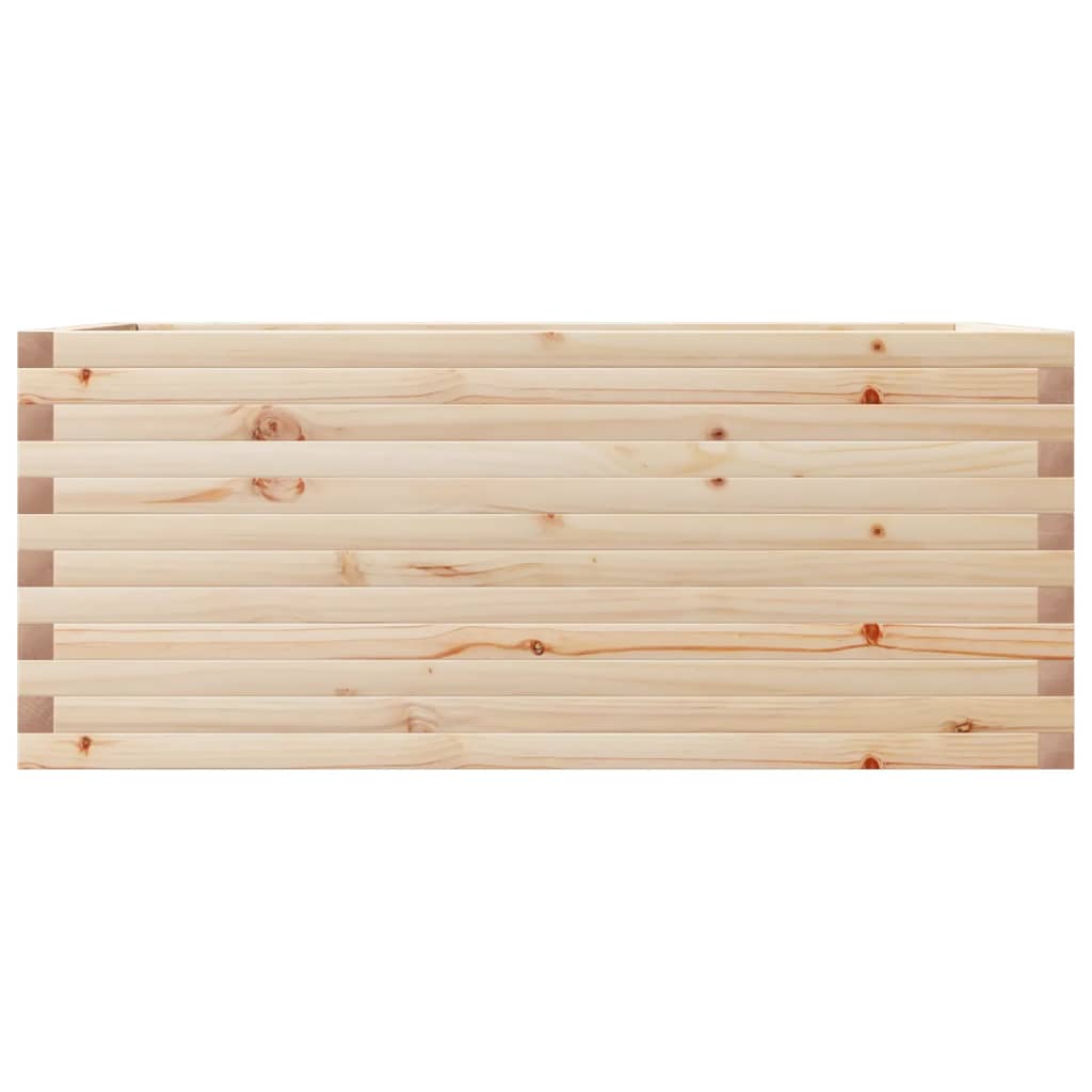 Jardinera De Madera Maciza De Pino 110x60x45,5 Cm_4