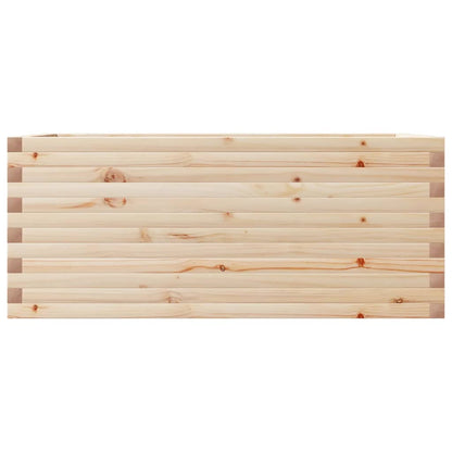 Jardinera De Madera Maciza De Pino 110x60x45,5 Cm_4