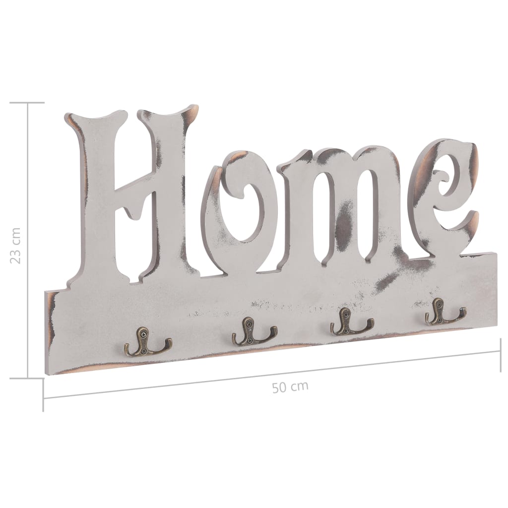 Perchero De Pared Home 50x23 Cm_5