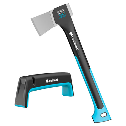 Hacha Universal U1100 + Afilador Universal Energo