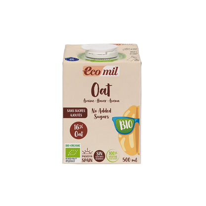 Bebida Vegetal de Avena Sin Azúcar Bio ECOMIL 500 ml