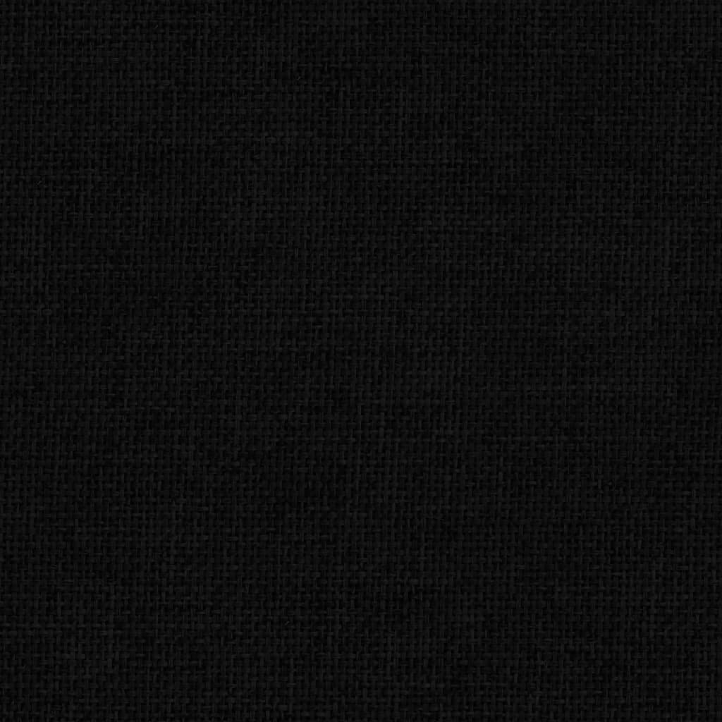 Cama Para Perros De Tela Negra 90x53x30 Cm / Vetonek_3