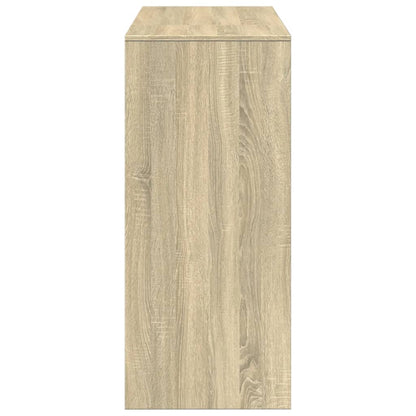 Mesa Bar Con Estante Madera Roble Sonoma 124x46x103,5 Cm_3