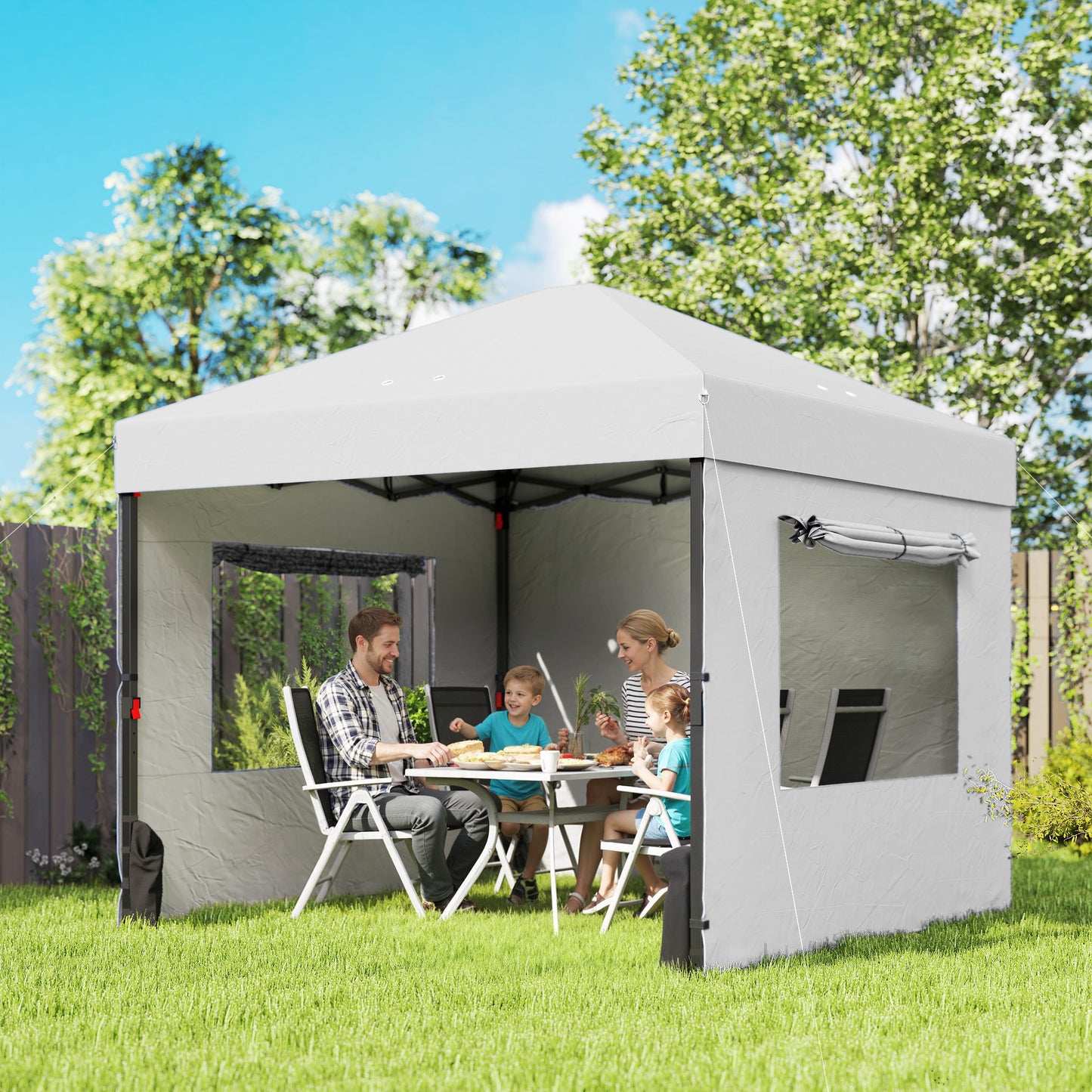 Outsunny Carpa Plegable 3x3 M_1