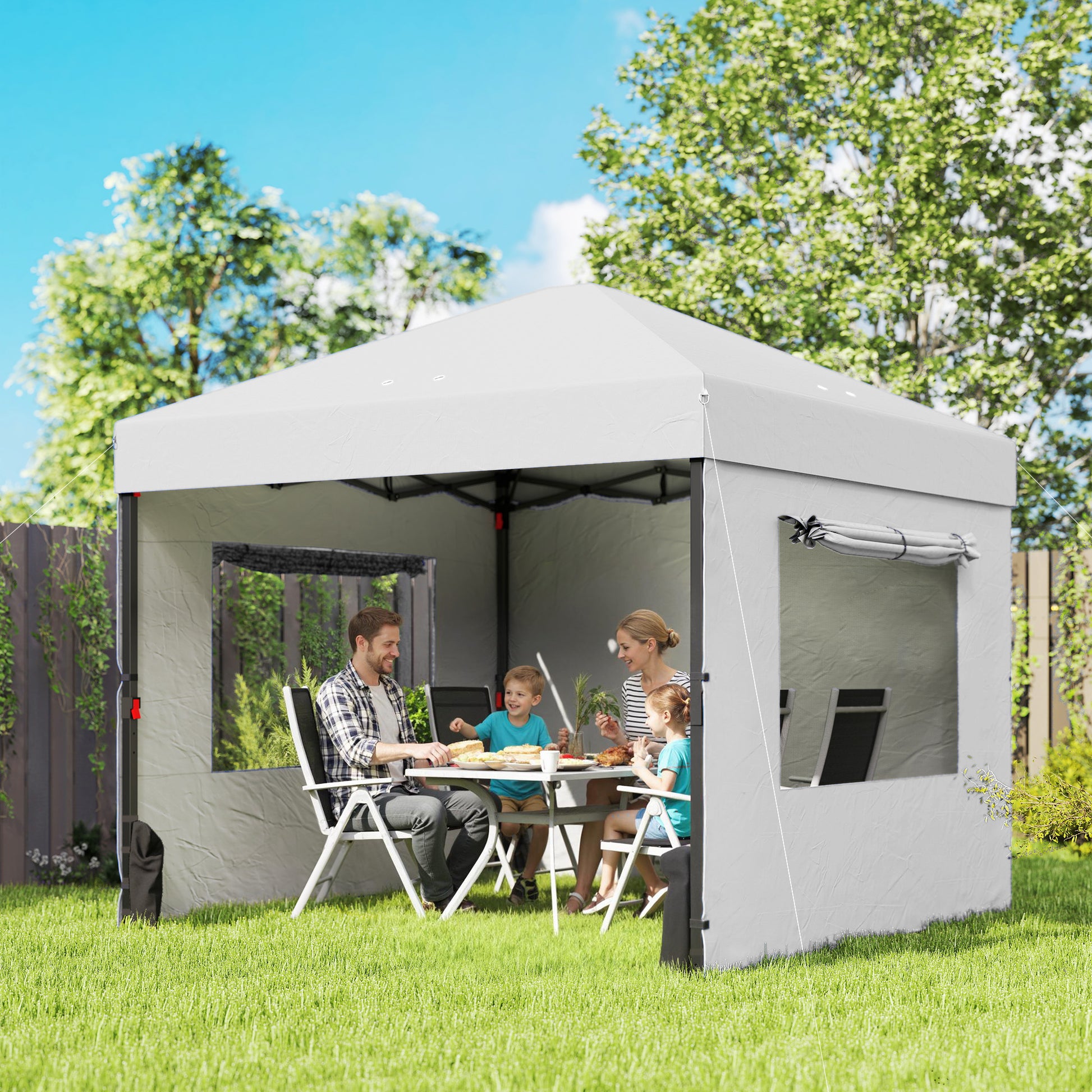 Outsunny Carpa Plegable 3x3 M_1