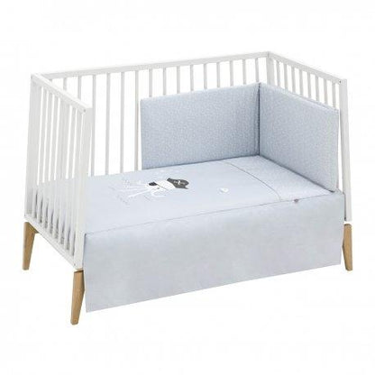 Juego 2 Piezas Colcha I-V. Cambrass / Sky Rosa / Cuna 70