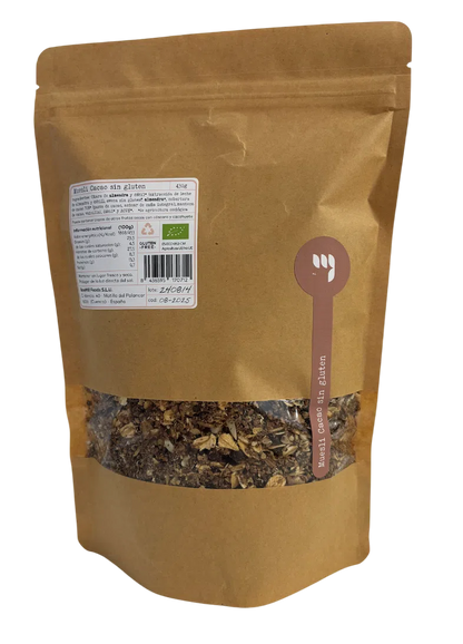 Muesli Cacao Sin Gluten Eco Kraft 430g.
