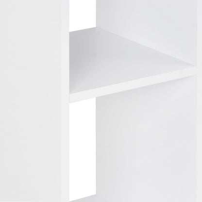 Mesa Alta De Bar Blanco Y Roble Sonoma 60x60x110 Cm_3