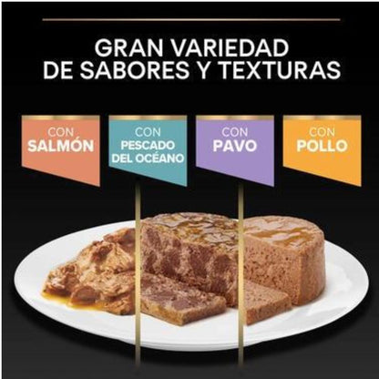 PURINA PRO PLAN Gato  Adulto Delicate Digestion con pavo y pescado en salsa Sobre 10 x 85 g