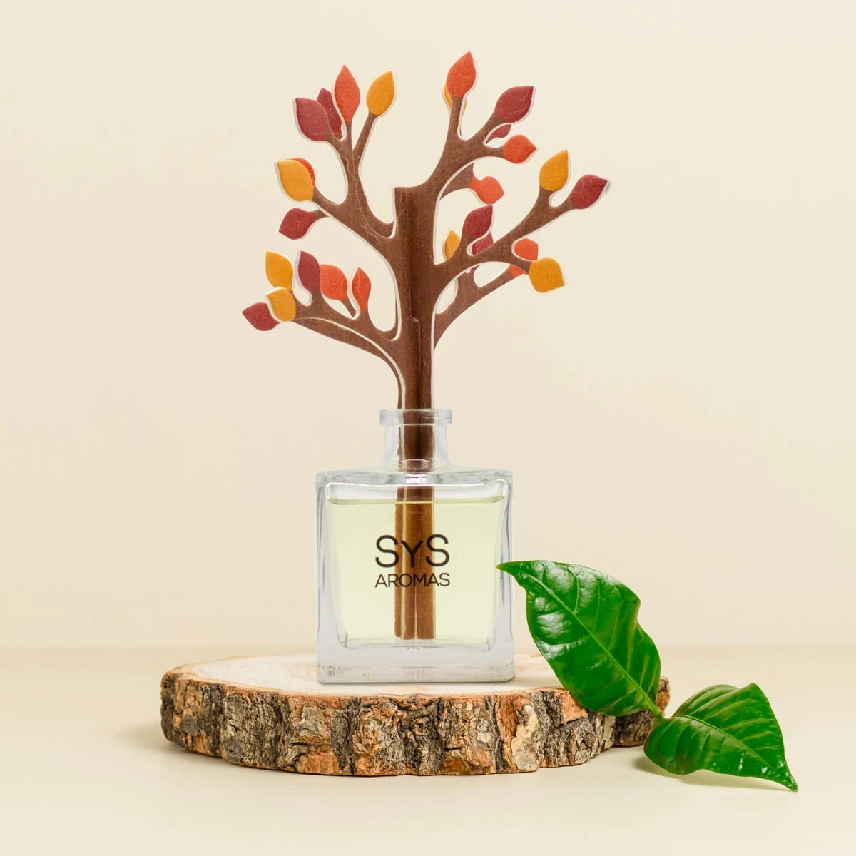 Ambientador Difusor Árbol Gardenia Deco Diffuser SYS Aromas 90 ml | Aroma Floral y Agreste | Vitalizante_1