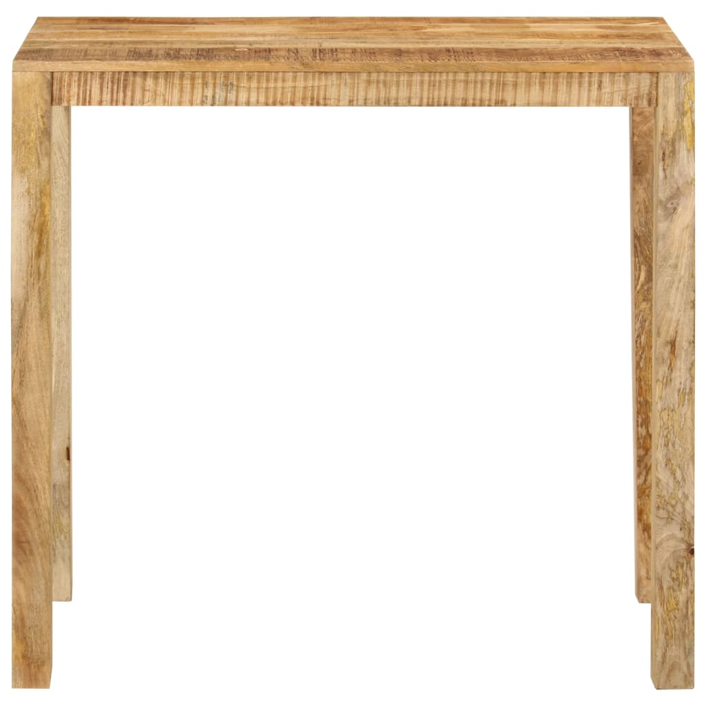 Mesa Alta De Bar Madera Maciza De Mango 112x55x108 Cm_0