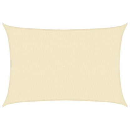 Vidaxl Toldo De Vela Crema Hdpe 160 G/m² 2,5x4 M_0