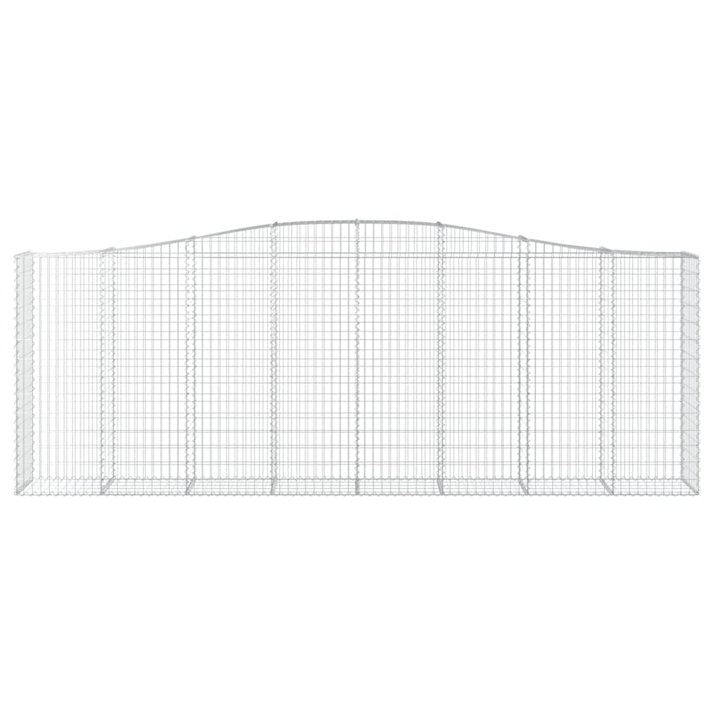 Cestas De Gaviones 25 Uds Forma De Arco Hierro 400x50x140/160cm_3