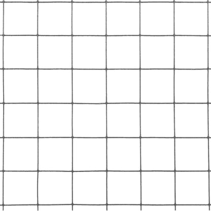 Alambrada De Gallinero Acero Revestimiento Pvc Gris 25x1 M / Vetonek_3