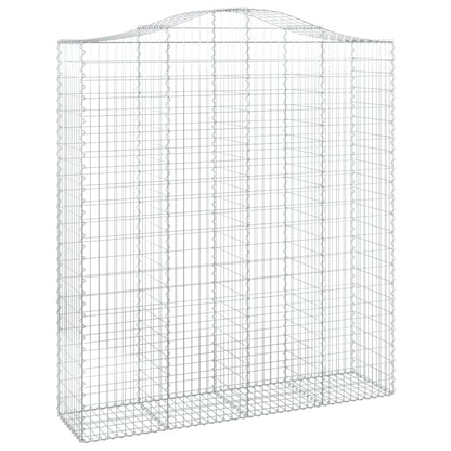 Cestas De Gaviones 4 Uds Forma De Arco Hierro 200x50x220/240 Cm_2