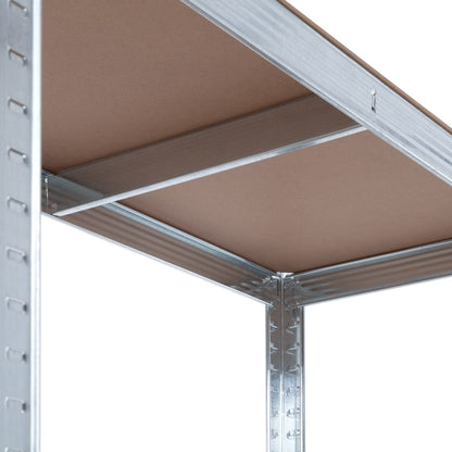Pack 2 Estanterías Modulares Con 5 Baldas Ajustables 180x90x40cm 875kg O91_2