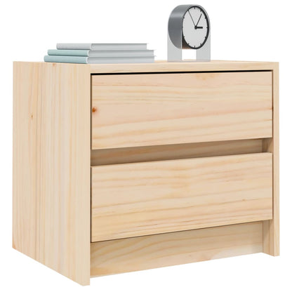 Mesitas De Noche 2 Uds Madera Maciza De Pino 40x31x35,5 Cm_1