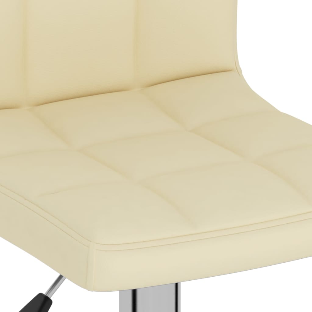 Taburete De Cocina De Tela Color Crema_5