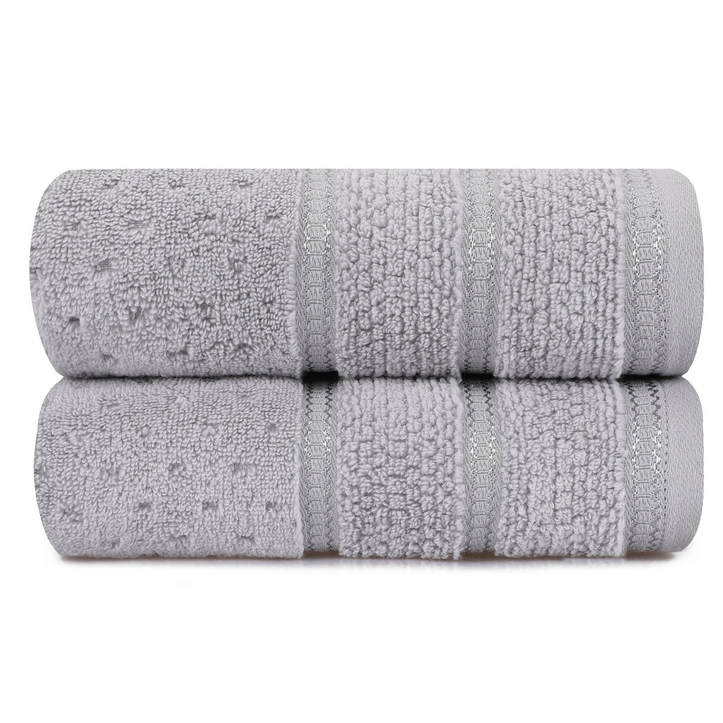 Juego De Toallas De Mano (2 Piezas) Gris_1