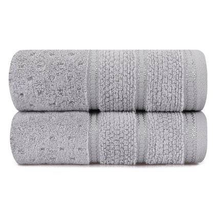 Juego De Toallas De Mano (2 Piezas) Gris_1