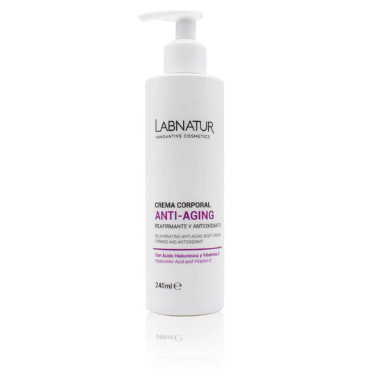 Crema Corporal Anti-Aging Labnatur 240 ml | Ácido Hialurónico y Rosa Mosqueta | Firmeza y Elasticidad | Vegano_0