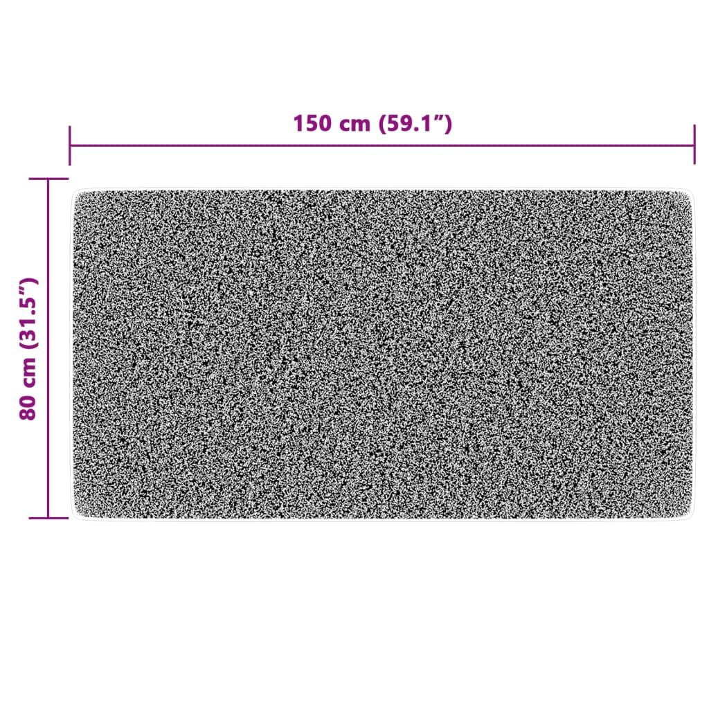 Vidaxl Alfombra Interior Exterior Antideslizante Pelo Corto 80x150 Cm_2
