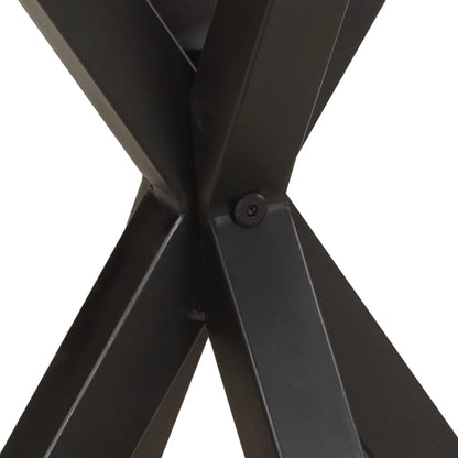 Mesa Auxiliar De Madera Maciza De Mango 48x48x56 Cm_2