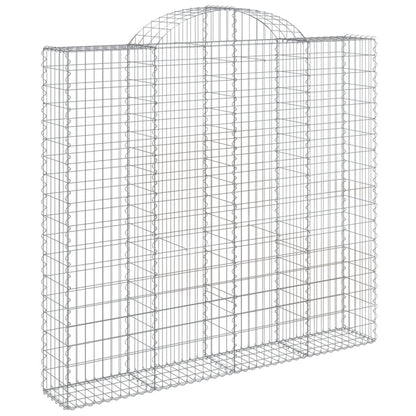 Cestas De Gaviones 6 Uds Forma De Arco Hierro 200x30x180/200 Cm_2