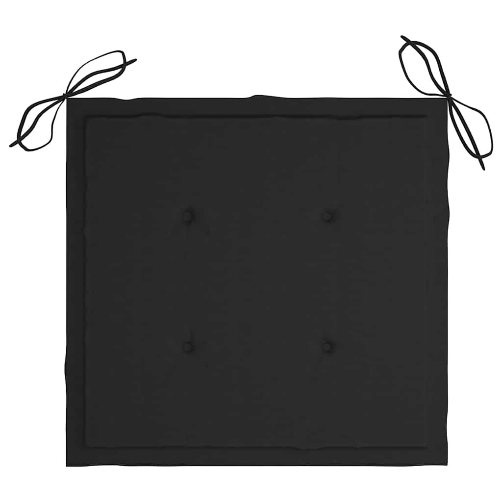 Vidaxl Sillas De Comedor Jardín Con Cojines 2 Uds Madera Maciza Acacia_4