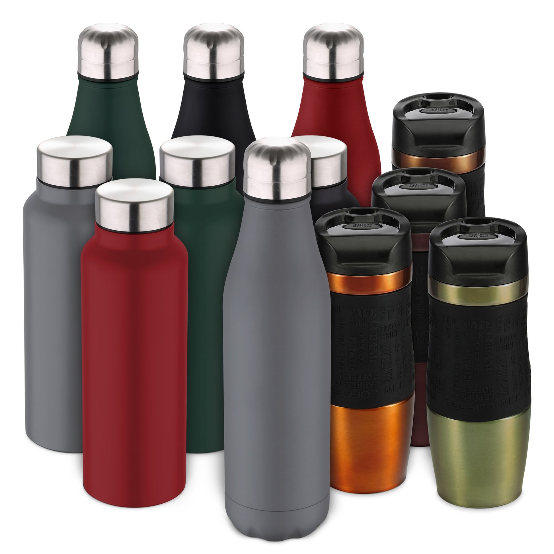 Botella Termo Cola 500ml Acero Inoxidable Gris Walking Anywhere_1