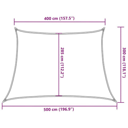 Vidaxl Toldo De Vela Hdpe Verde Claro 160 G/m² 4/5x3 M_2