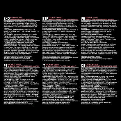 Pienso para perros  Original Salmón y arroz Arquivet 12 Kg 12 kg