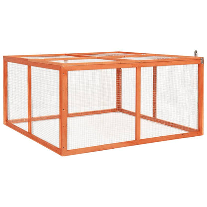 Vidaxl Conejera De Madera Maciza De Abeto 124x120x60 Cm_1