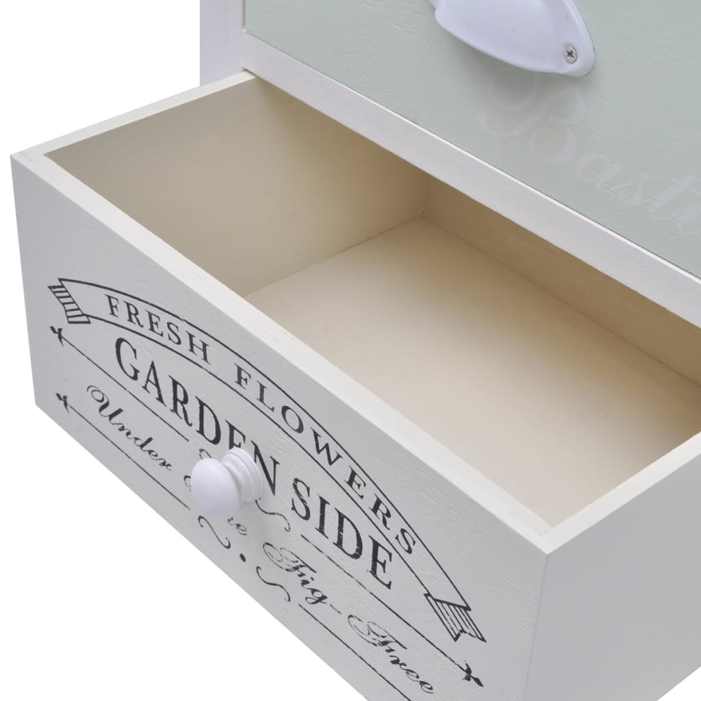Mesitas De Noche De Estilo Francés De Madera 2 Unidades_4