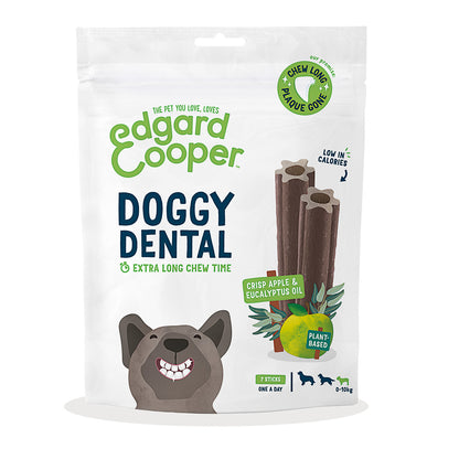 Doggy Dental para Perros Pequeños Manzana y Eucalipto Edgard Cooper 7 sticks