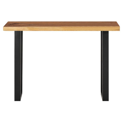 Mesa Consola De Madera Maciza De Suar 110x35x75 Cm_0