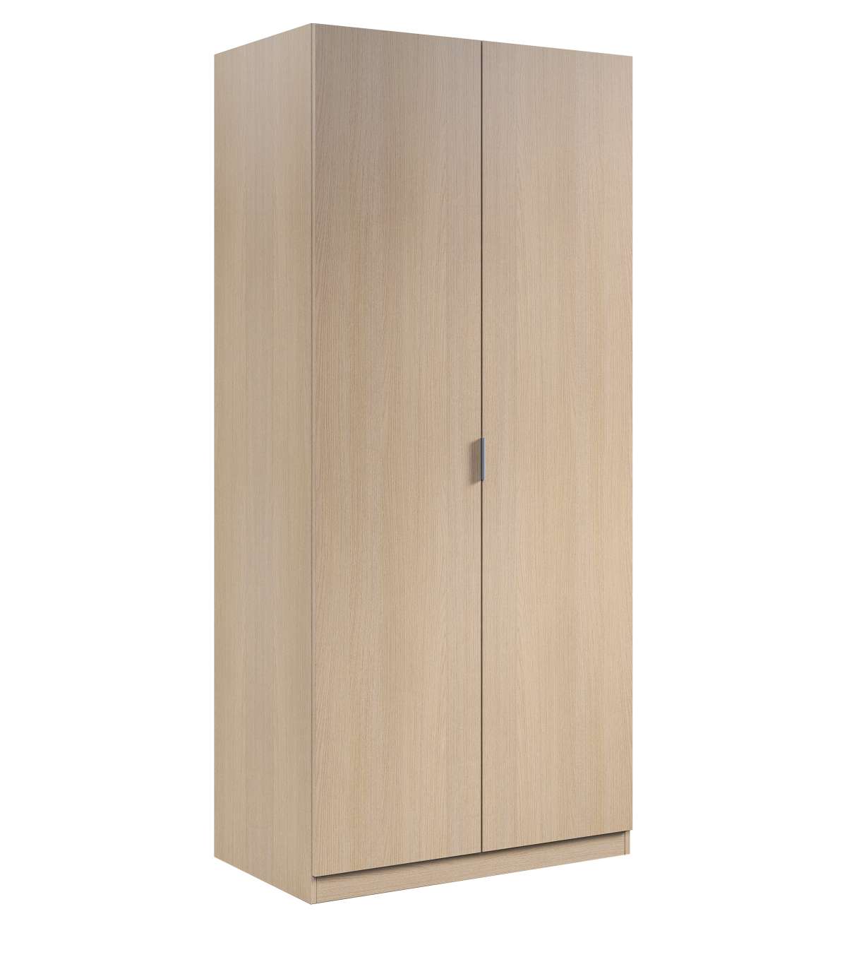 Armario Ropero Aroa Puertas Abatibles Acabado Roble. 180 Cm (alto). 81,5 Cm (ancho). 52 Cm_0