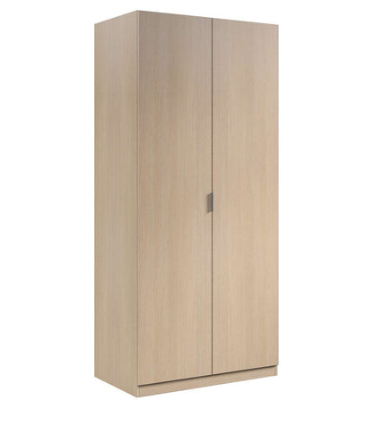 Armario Ropero Aroa Puertas Abatibles Acabado Roble. 180 Cm (alto). 81,5 Cm (ancho). 52 Cm_0