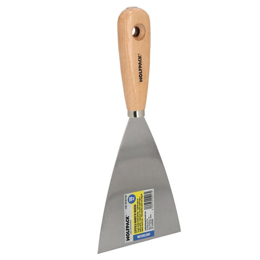 Espatula Mango Madera Hoja Acero 100 Mm. Espatula Yeso, Espatula Pintor, Espatula Masillas, Espatula Pladur, Etc._0