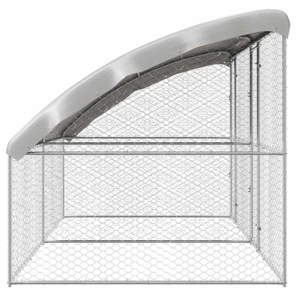 Refugio Para Perros 2 Pcs Plateado 4 X 2 X 2 M_4