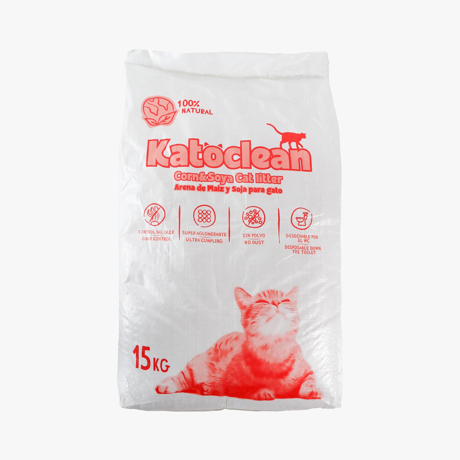 Sustrato En Pelet Para Gato Katoclean Biodegradable 6l_3