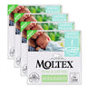 Pack ahorro Pañales T1 (2-5kg) Moltex Pure & Nature,  88 Uds