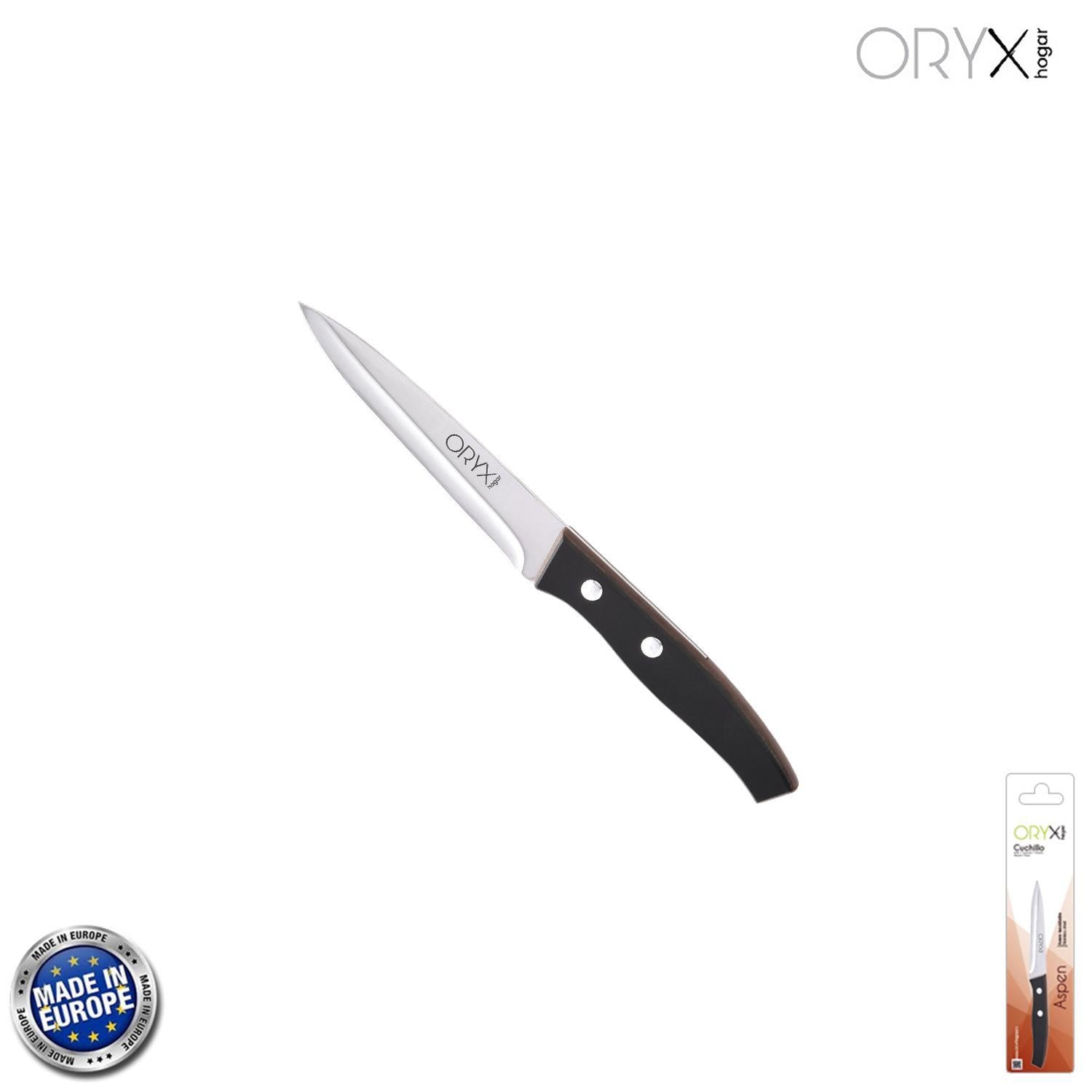 Cuchillo Aspen Cocina Hoja Acero Inoxidable 12 Cm. Negro_0