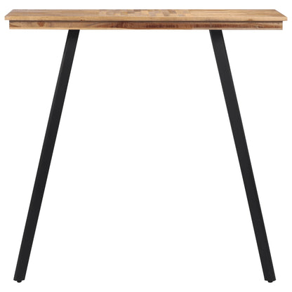 Mesa Alta De Bar Madera Maciza De Teca 110x55x105 Cm_0