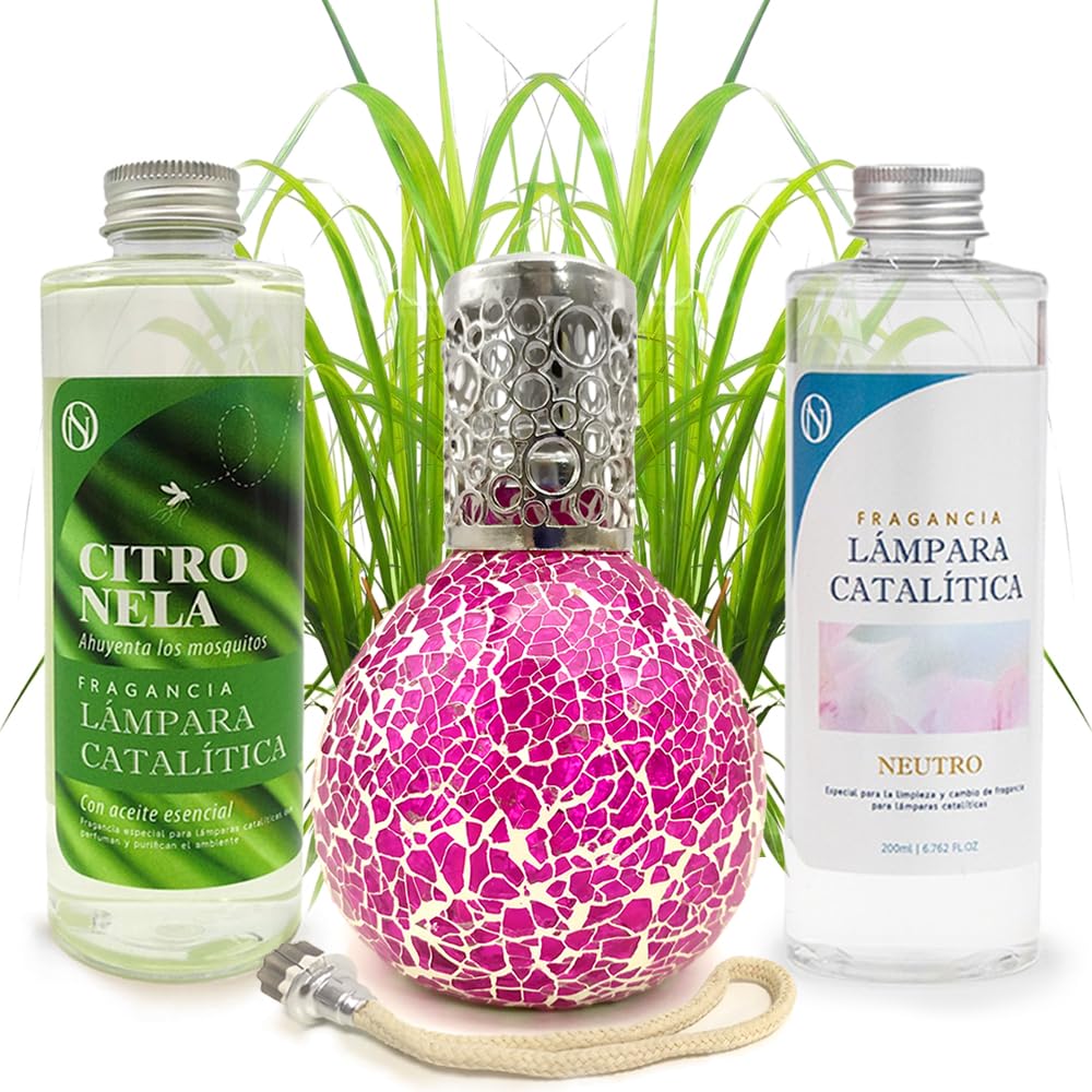 Pack Ahorro Mosaico Fucsia + Fragancia Citronela 500ml + Limpiador Neutro 200ml + Mecha De Repuesto_0