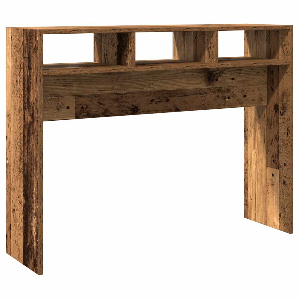 Mesa Consola Madera Contrachapada Envejecida 105x30x80 Cm_4