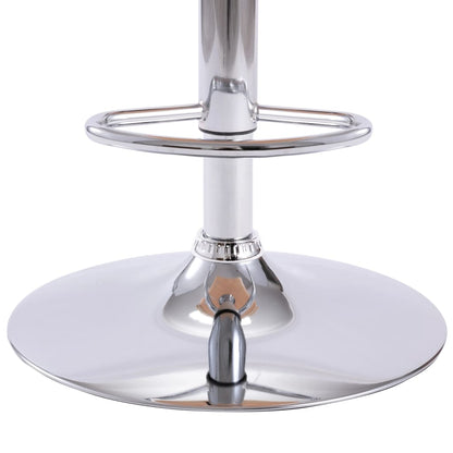 Taburete De Cocina Cuero Sintético Color Crema_5